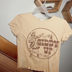 yellow altar’d state graphic Tee size S